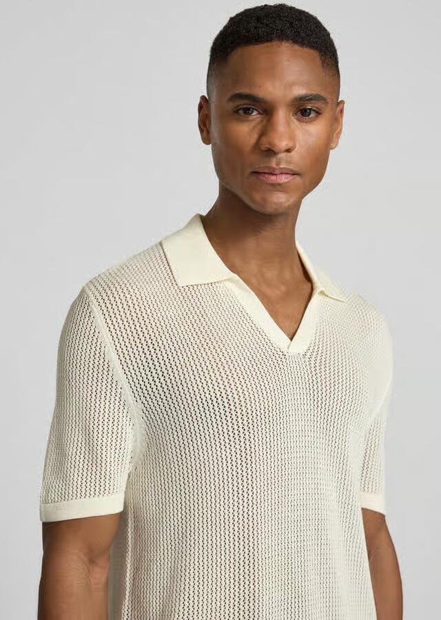 Antony Morato slim fit poloshirt met V-hals