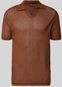 Antony Morato slim fit poloshirt met V-hals