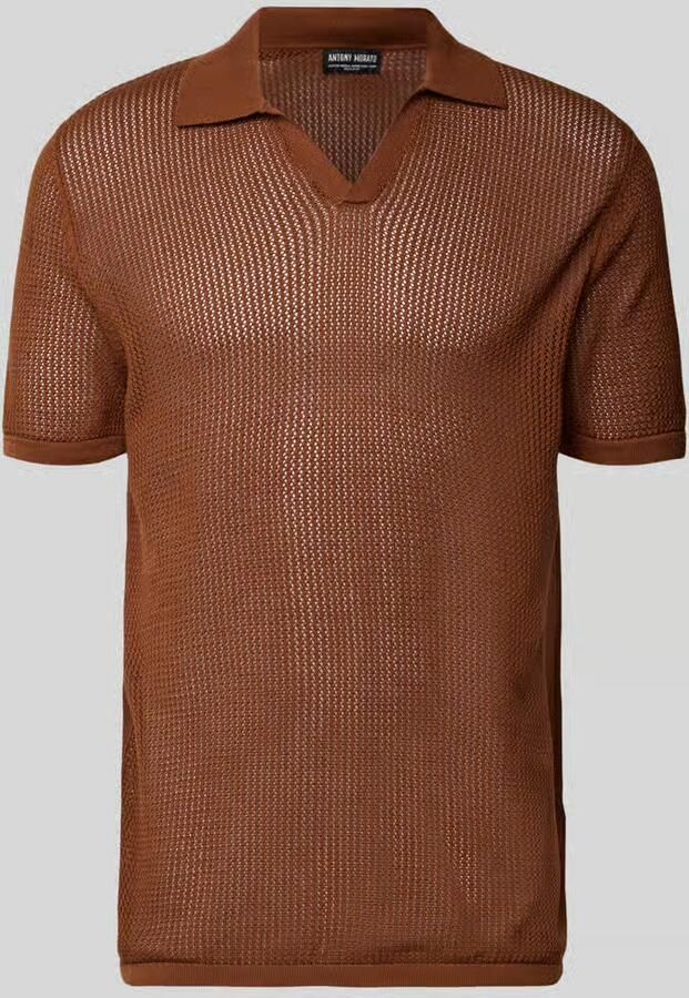 Antony Morato slim fit poloshirt met V-hals - Foto 2
