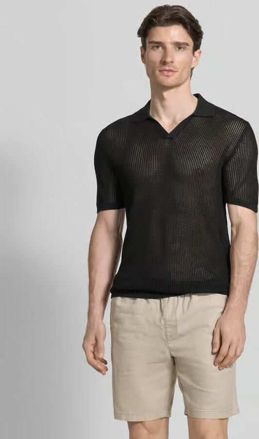 Antony Morato slim fit poloshirt met V-hals - Foto 3
