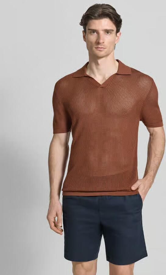 Antony Morato slim fit poloshirt met V-hals - Foto 2