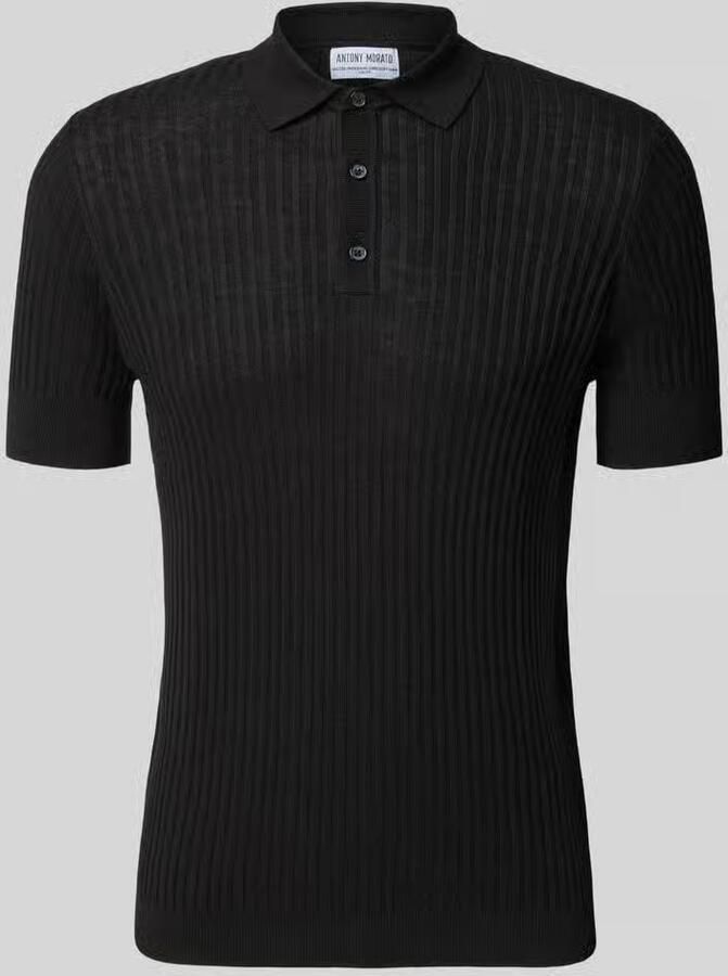 Antony Morato slim fit poloshirt van viscosemix - Foto 2