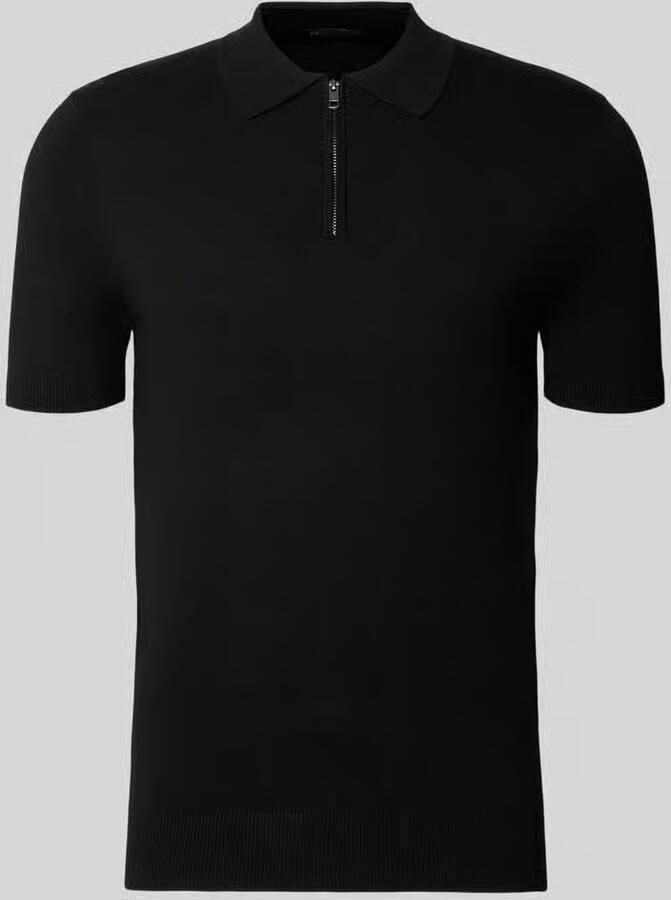 Antony Morato Slim fit poloshirt van viscosemix met elastische boorden