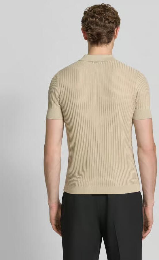 Antony Morato slim fit poloshirt van viscosemix met linnen-anteil - Foto 3