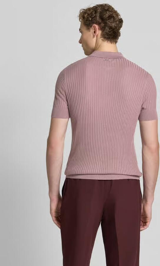Antony Morato slim fit poloshirt van viscosemix met linnen-anteil - Foto 5