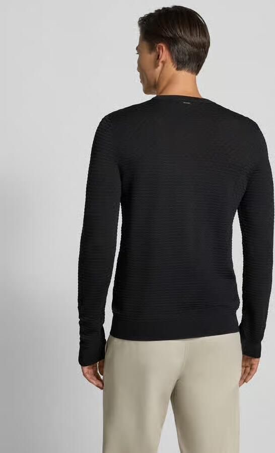 Antony Morato Slim fit pullover van viscosemix met structuurmotief