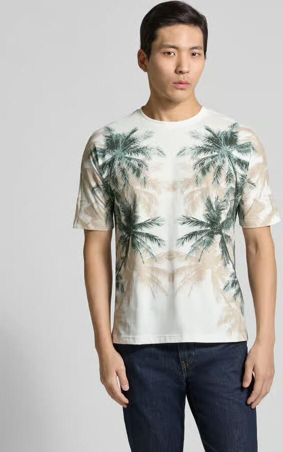 Antony Morato slim fit T-shirt met all-over bloemenprint - Foto 3