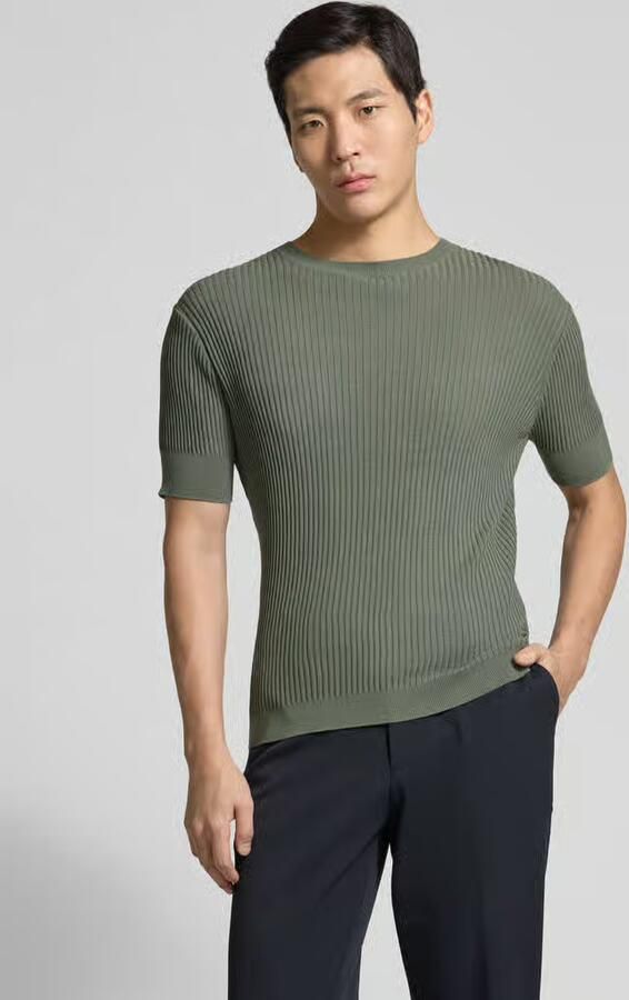 Antony Morato slim fit T-shirt met viscosegehalte - Foto 2