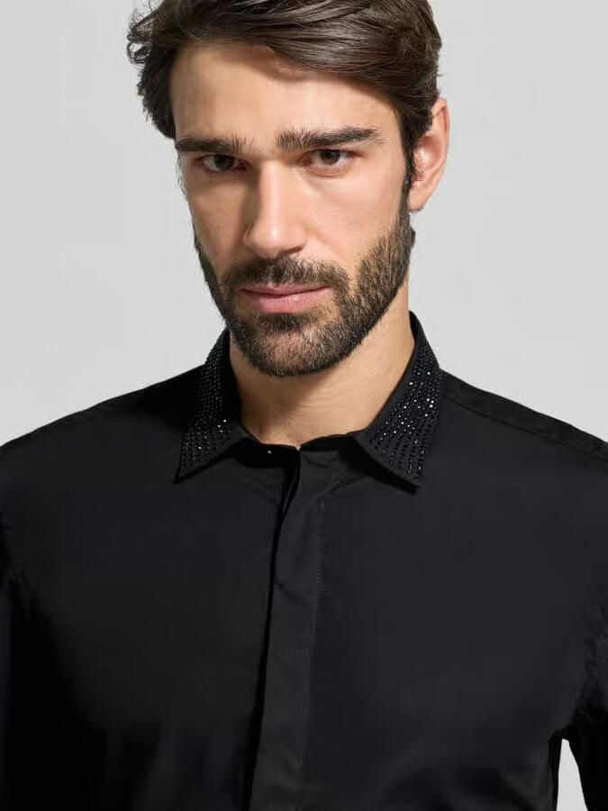 Antony Morato Slim fit vrijetijdsoverhemd met kentkraag model 'LONDON' - Foto 2