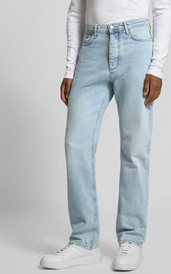 Antony Morato Straight fit jeans met logo-applicatie - Foto 2