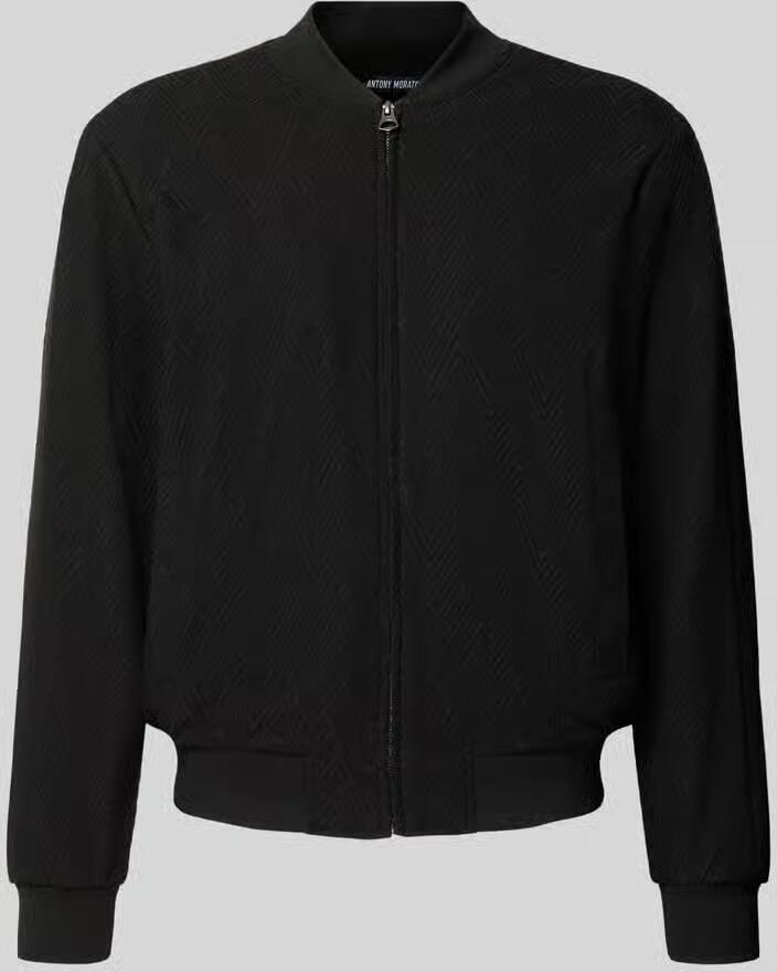 Antony Morato Sweatjack met opstaande kraag en ritssluiting