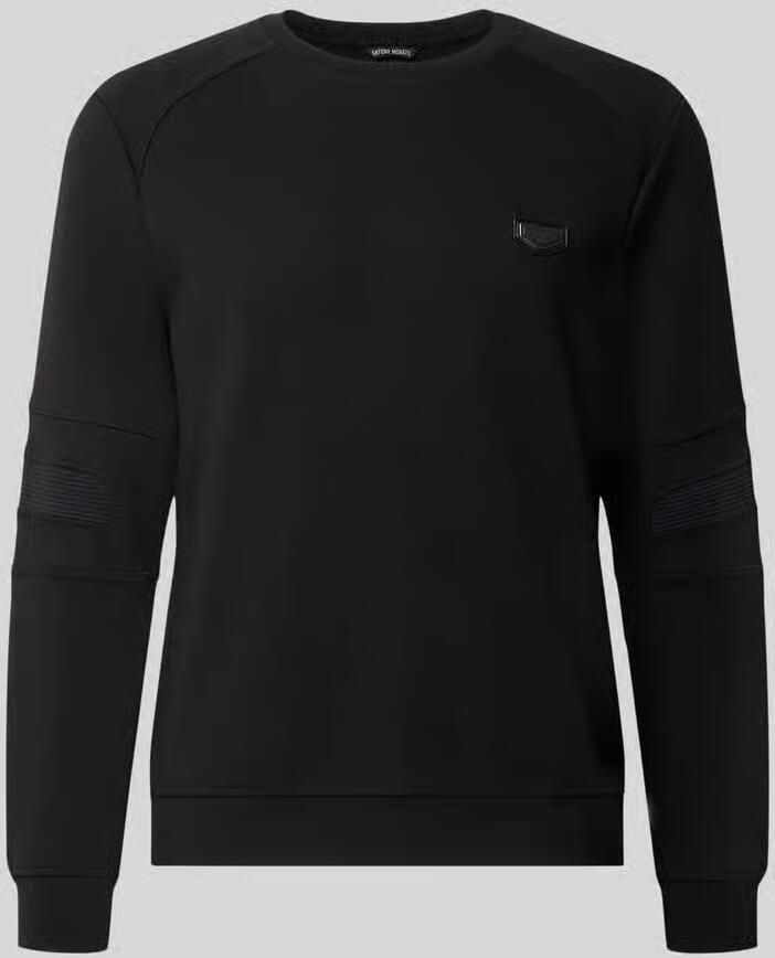 Antony Morato Sweatshirt met labelpatch model 'NEUTER'