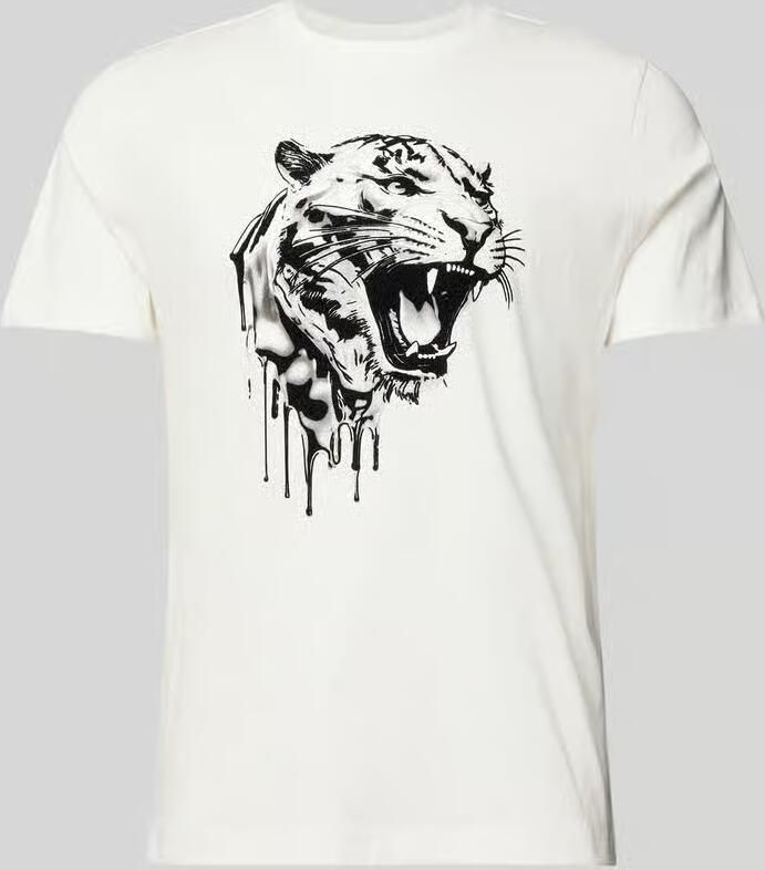 Antony Morato T-shirt met labeldetail