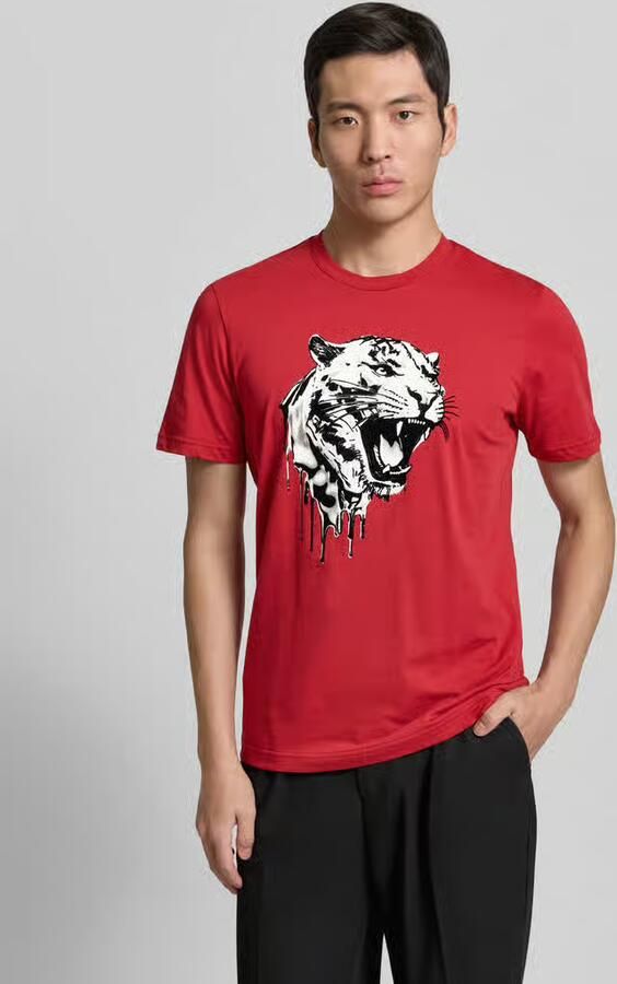 Antony Morato T-shirt met labeldetail - Foto 4