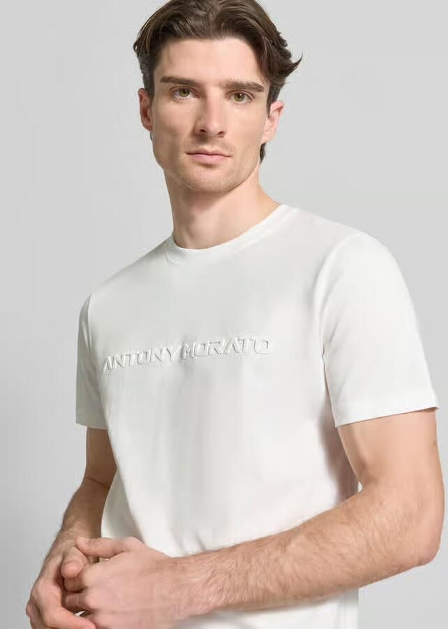 Antony Morato T-shirt met labelprint