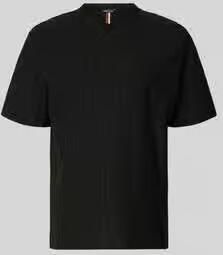 Antony Morato T-shirt met structuurpatroon en V-hals