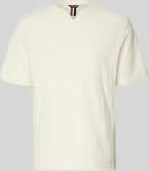 Antony Morato T-shirt met structuurpatroon en V-hals