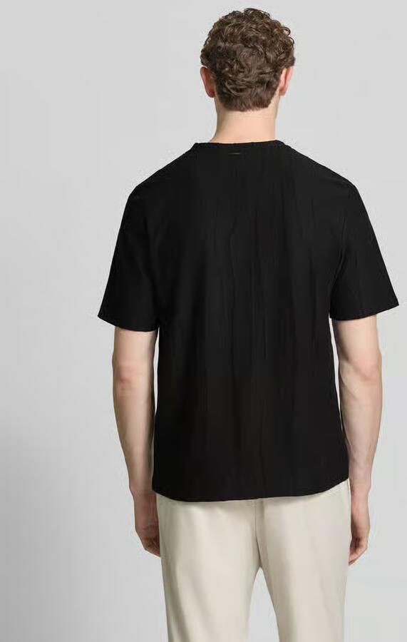 Antony Morato T-shirt met structuurpatroon en V-hals - Foto 2