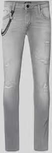 Antony Morato Tapered fit jeans met kettingdetail
