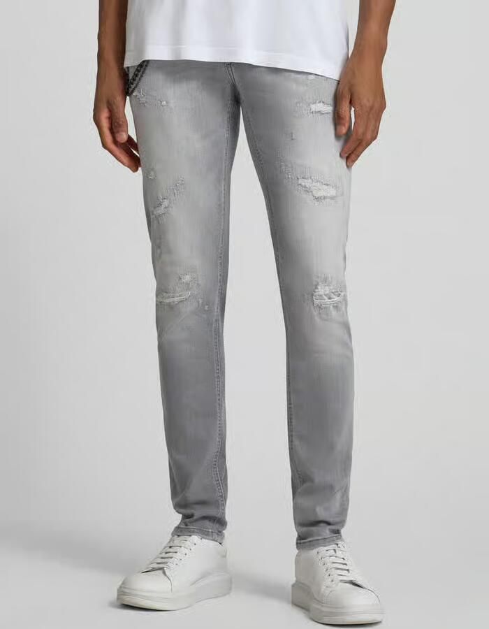 Antony Morato Tapered fit jeans met kettingdetail - Foto 3