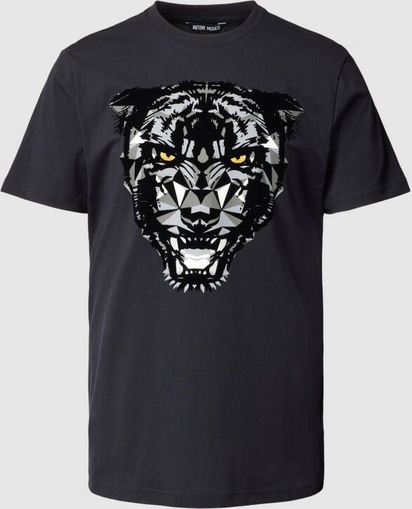 Antony Morato Regular fit T-shirt met motiefprint