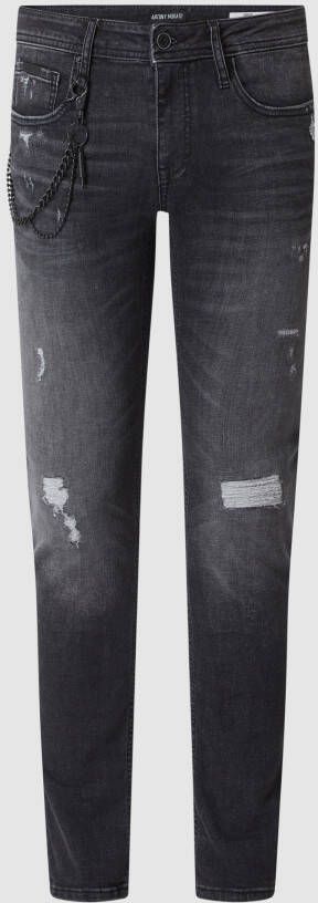 Antony Morato Tapered fit jeans met stretch model 'Iggy'