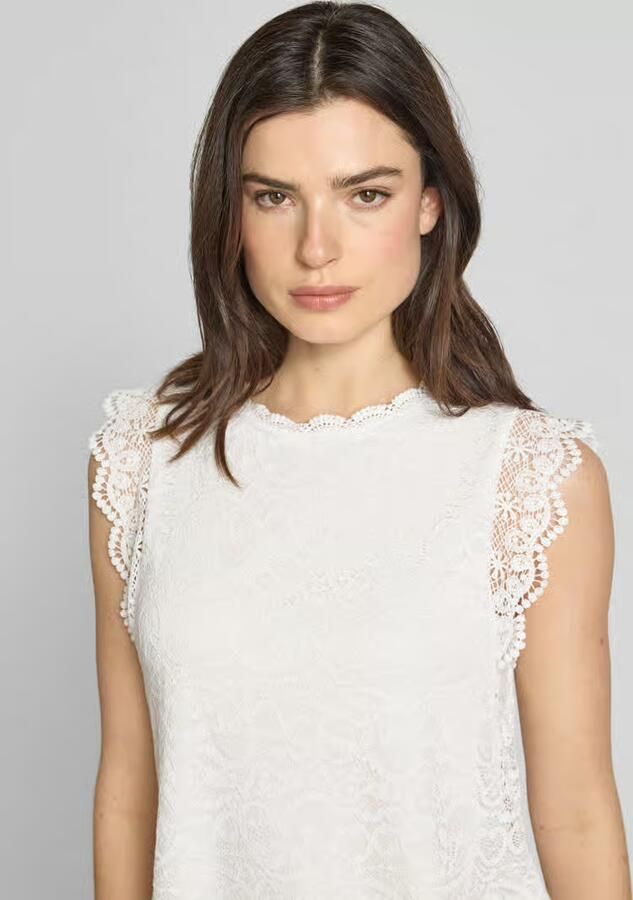 Apricot Blouse van gehaakt kant - Foto 2