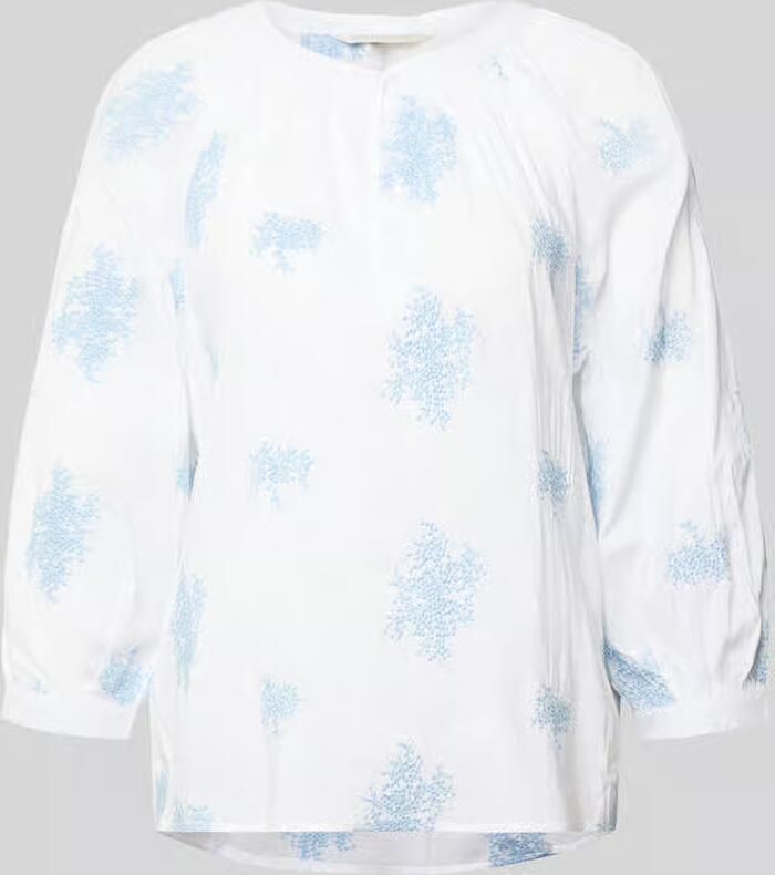Apricot Blouse van viscosemix met verlengde rug - Foto 2