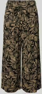 Apricot 'culotte van viscose met strikceintuur'