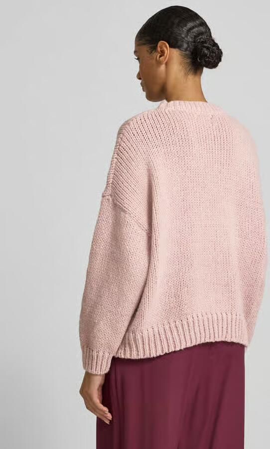 Apricot Gebreide pullover met ribboorden