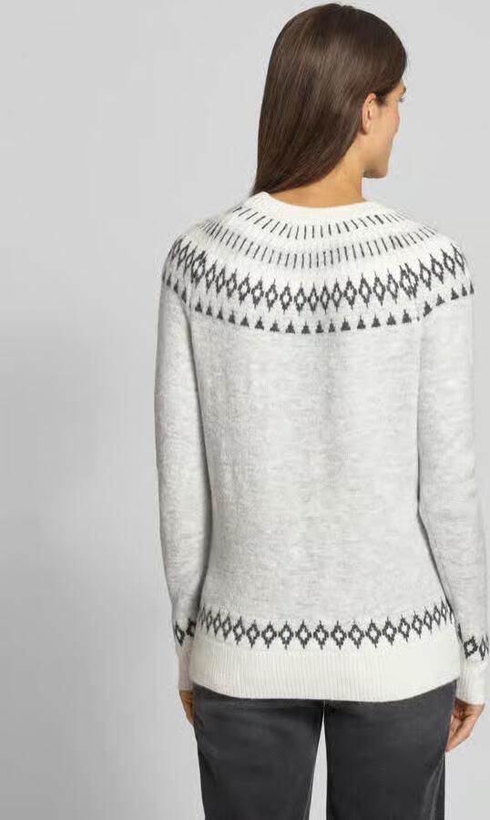 Apricot Gebreide pullover met ribboorden
