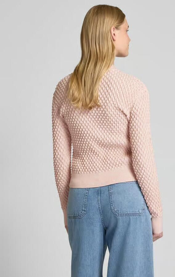 Apricot Gebreide pullover met ronde hals