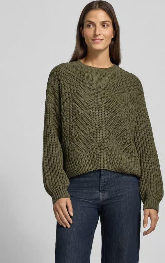 Apricot Gebreide pullover met ronde hals - Foto 2
