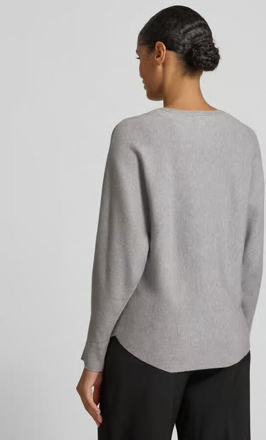 Apricot Gebreide pullover met siersteentjes