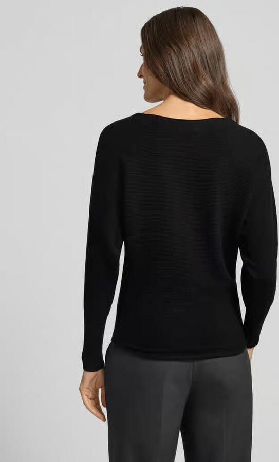 Apricot Gebreide pullover met siersteentjes