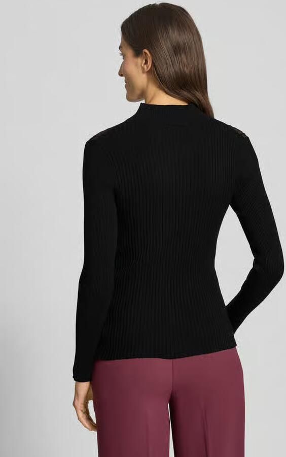 Apricot Gebreide pullover met siersteentjes