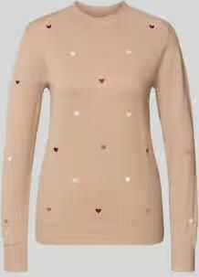 Apricot Gebreide pullover van viscosemix met stitchings
