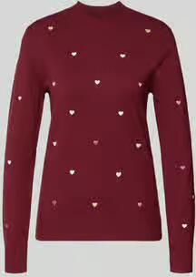 Apricot Gebreide pullover van viscosemix met stitchings