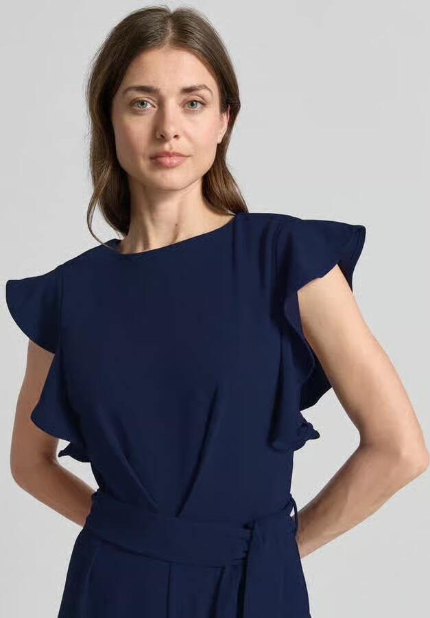Apricot Jumpsuit met strikceintuur en steekzakken