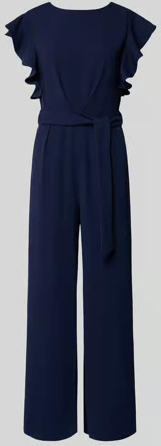 Apricot Jumpsuit met strikceintuur en steekzakken - Foto 2