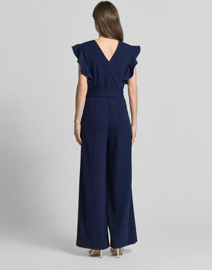 Apricot Jumpsuit met strikceintuur en steekzakken - Foto 2