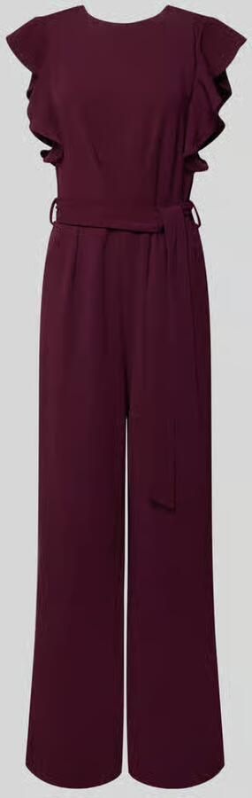 Apricot Jumpsuit met strikceintuur - Foto 3