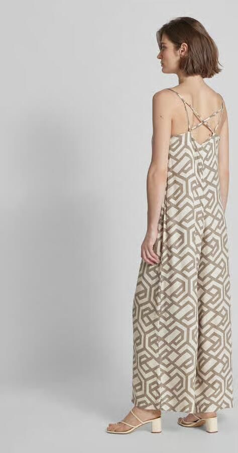 Apricot Jumpsuit van viscose met all-over motief - Foto 3