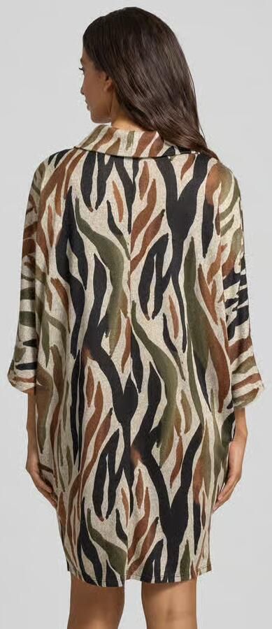Apricot Relaxed fit jurk met wijde col