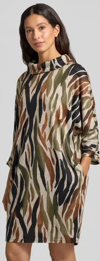 Apricot Relaxed fit jurk met wijde col - Foto 2