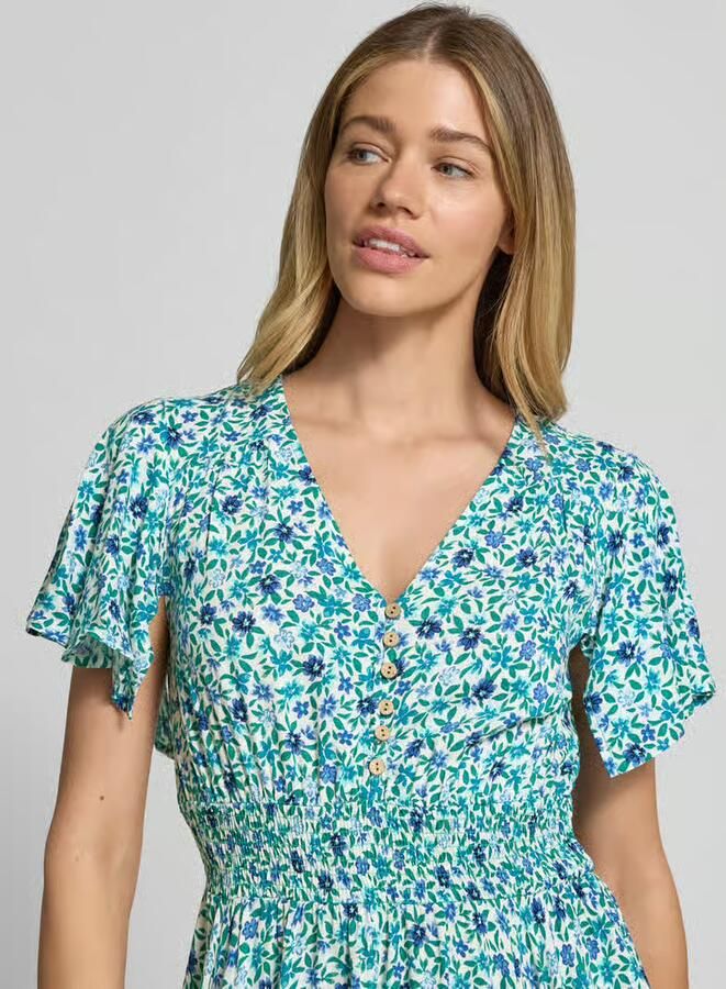 Apricot Knie-lange jurk van viscose