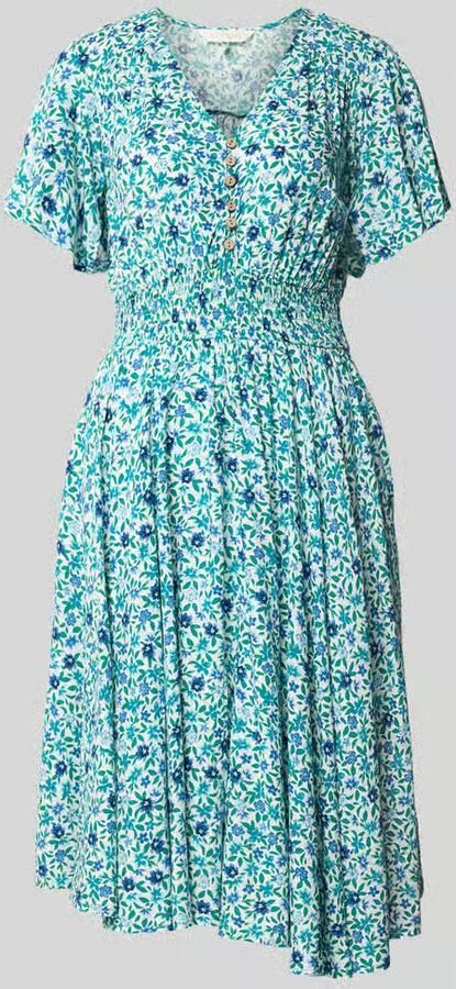 Apricot Knie-lange jurk van viscose - Foto 2