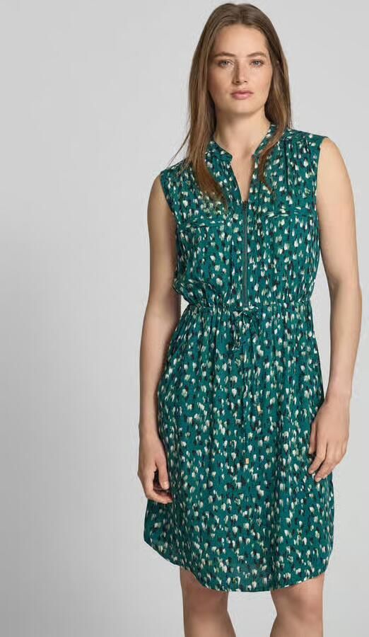 Apricot Knielange jurk van viscose metritssluiting - Foto 2