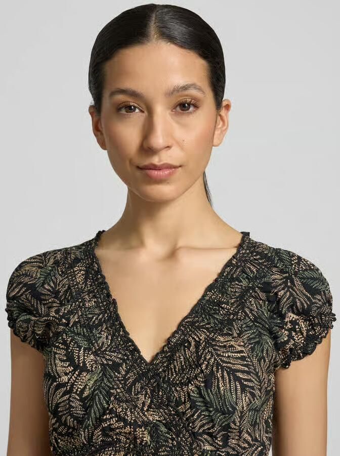 Apricot Maxi-jurk van viscose in all-over look