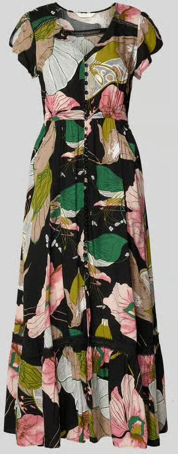 Apricot Maxi-jurk met all-over bloemenprint - Foto 2